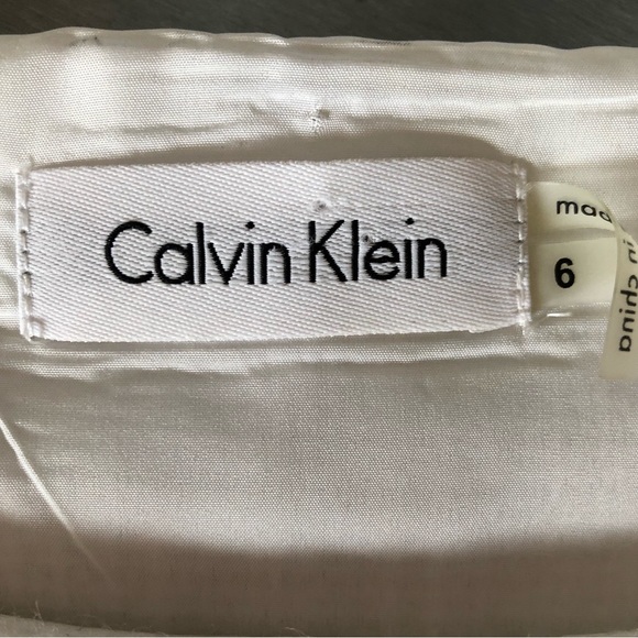 Calvin Klein White Tweed Sleeveless Dress - Picture 8 of 15